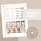 Creme Premium Printable Sticker Kit