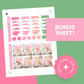 Cabana Premium Printable Sticker Kit