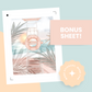 Pink Sands Premium Printable Sticker Kit
