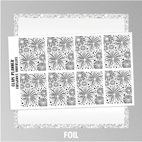 Foil Fireworks Underlays