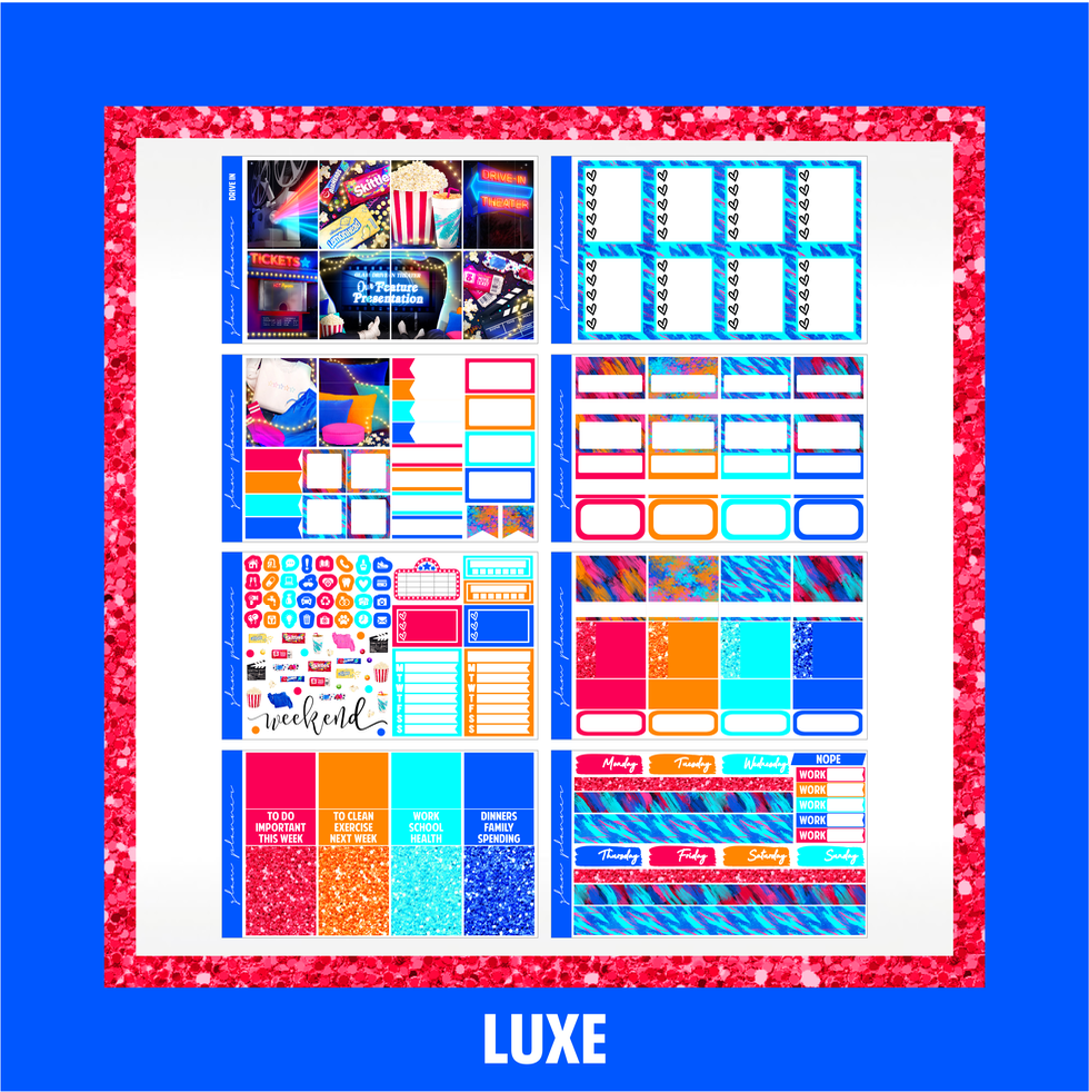 GLITCH Drive In - July Mystery 2023 Luxe WITH FOIL + EXTRAS