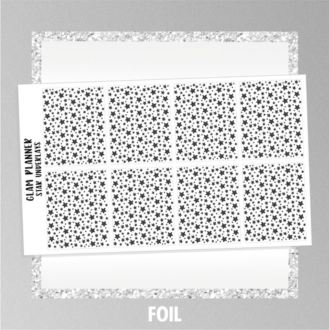 Foil Stars Underlays