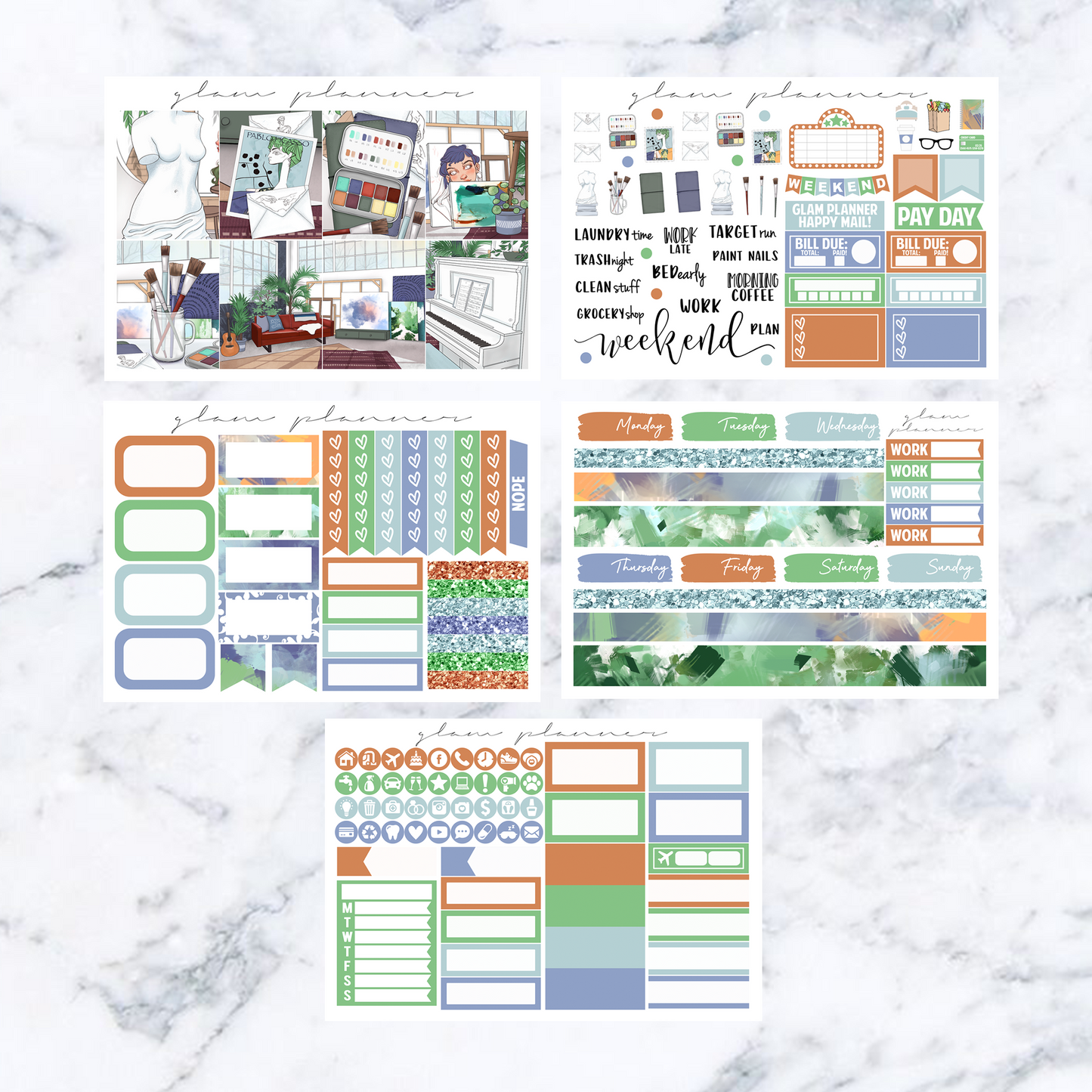 Art Gallery - July 2021 Mystery Mini Kit