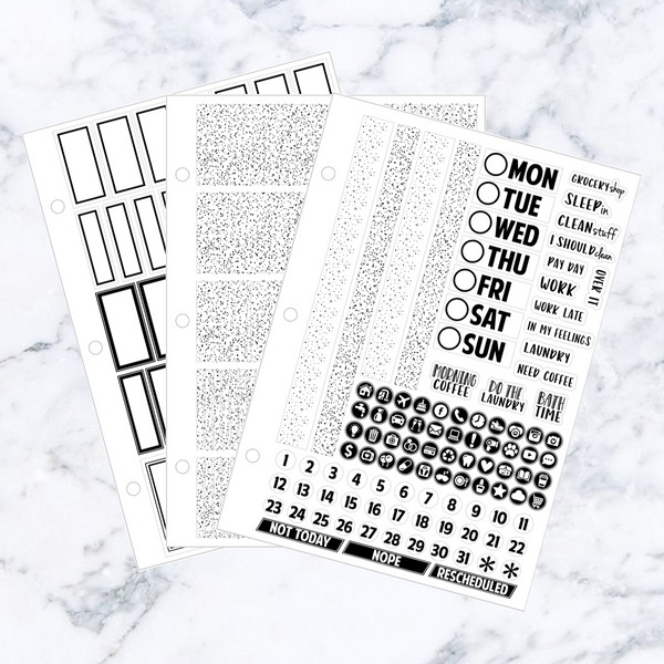 NEW FORMAT Binder Bundle: Sequin Dusty Rose