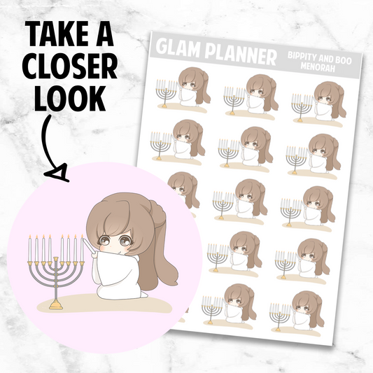 Bippity and Boo: Menorah