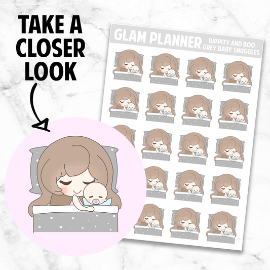 Bippity and Boo: Grey Baby Snuggles