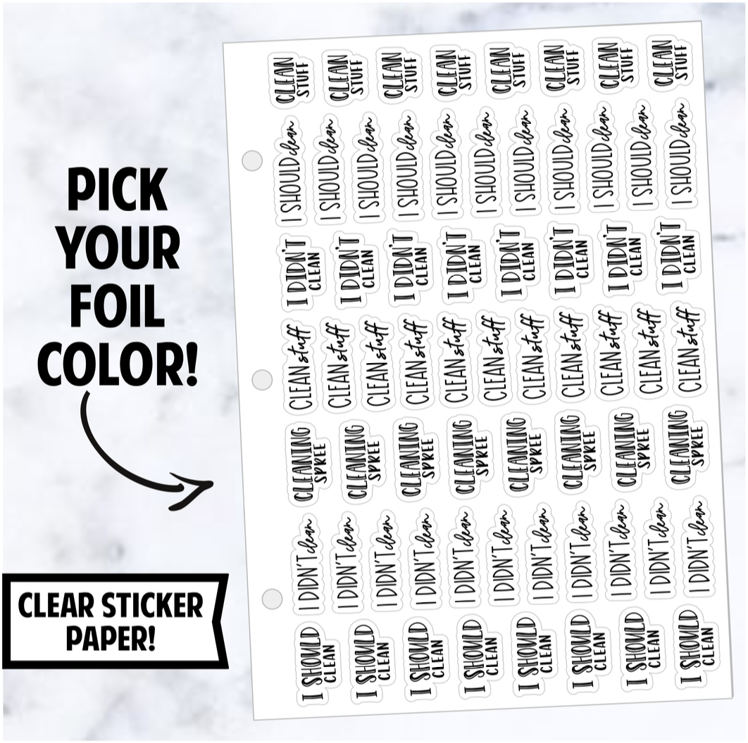 Foil Binder: Cleaning Script Sampler Bundle