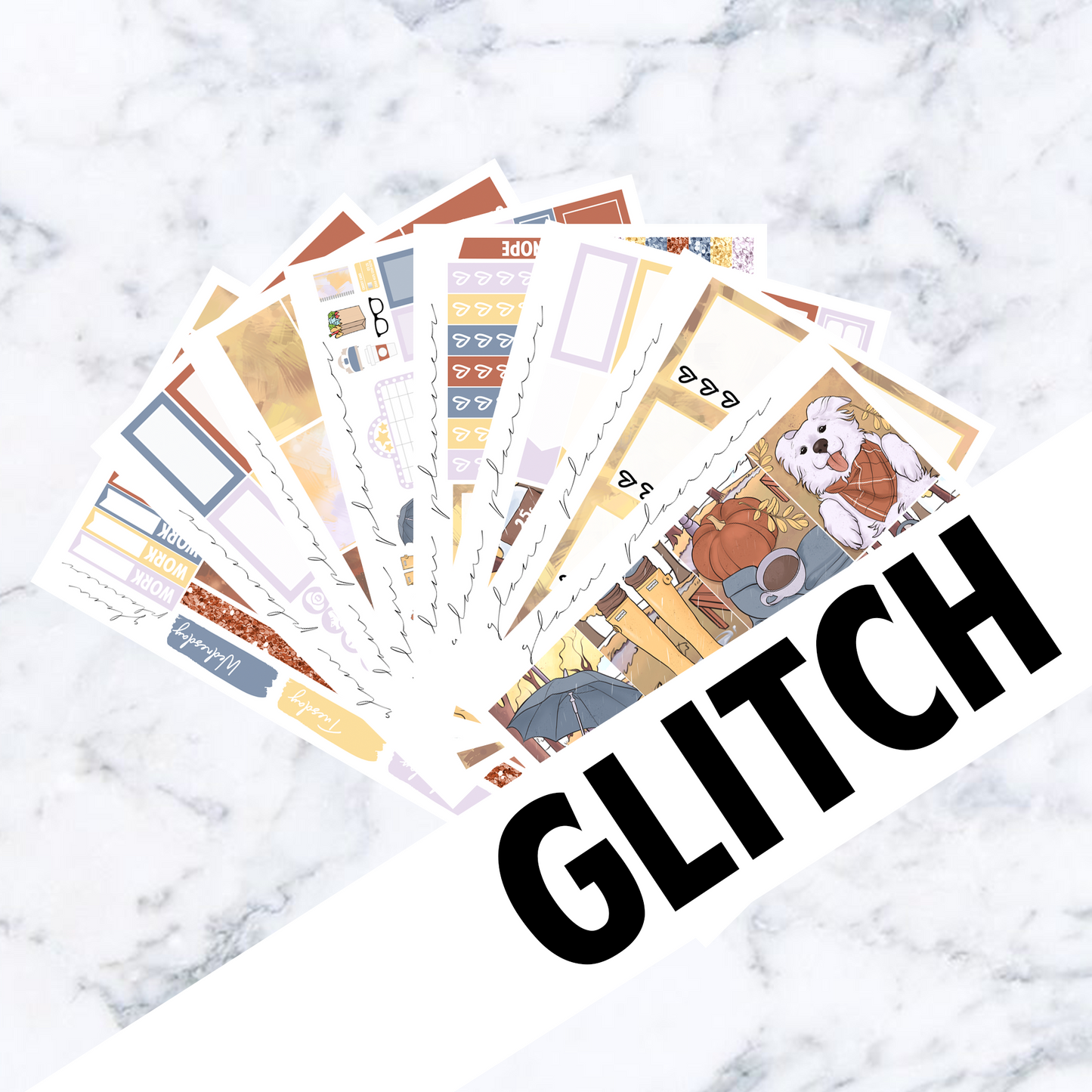 GLITCH Rainy Fall - Fall Mystery 2020 Luxe (With Foil)
