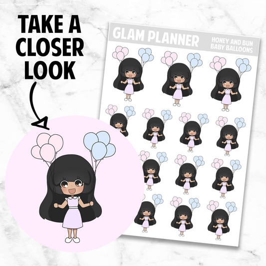 Honey and Bun: Baby Balloons