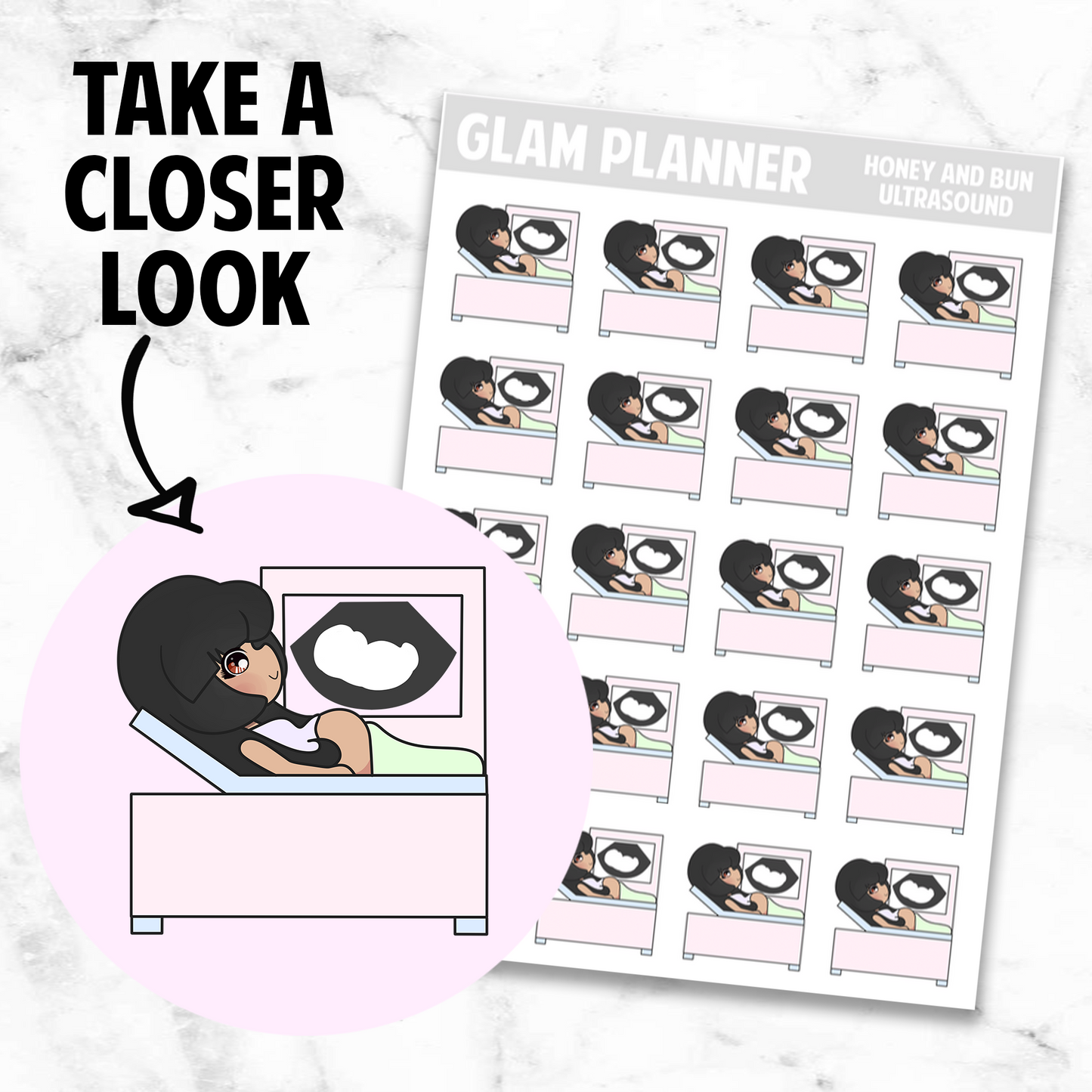 Honey and Bun: Ultrasound