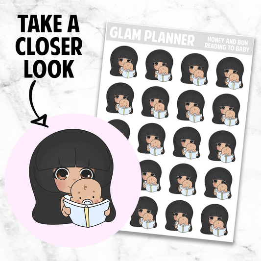 Honey and Bun: Reading to Baby