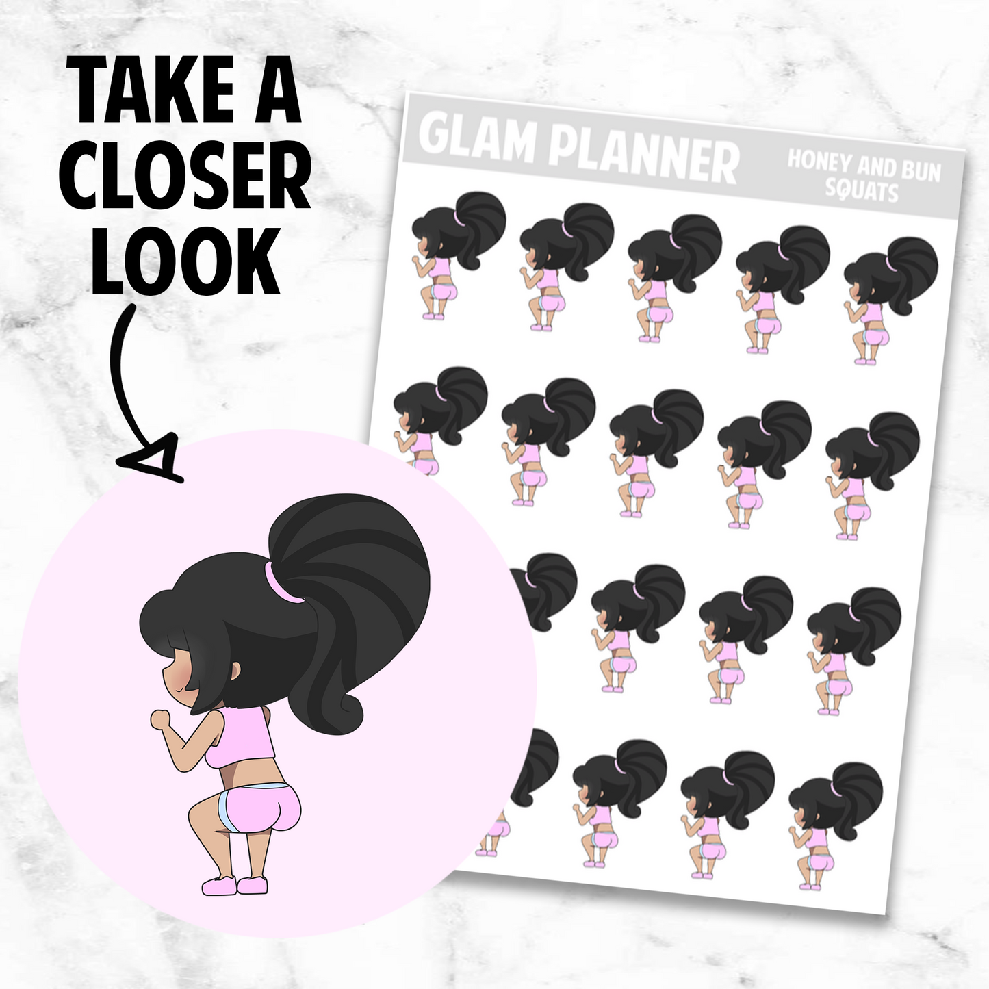 Honey and Bun: Squats