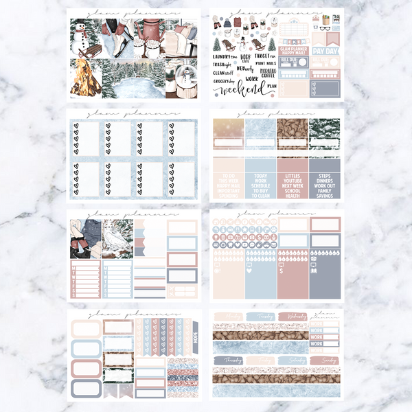 Ice Skating - January 2021 Mystery Luxe Kit WITH FOIL
