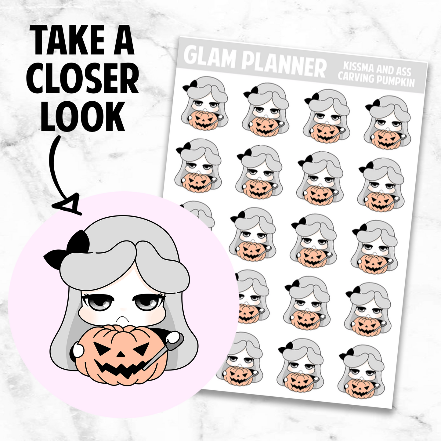 Kissma and Ass: Carving Pumpkin