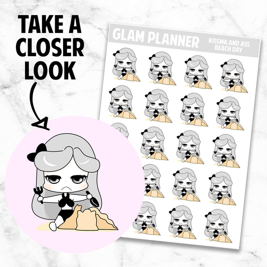 Kissma and Ass: Beach Day