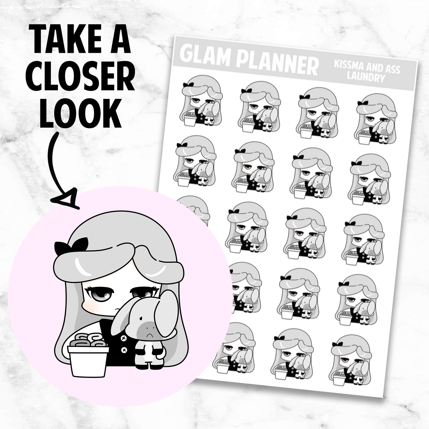 Kissma and Ass: Laundry