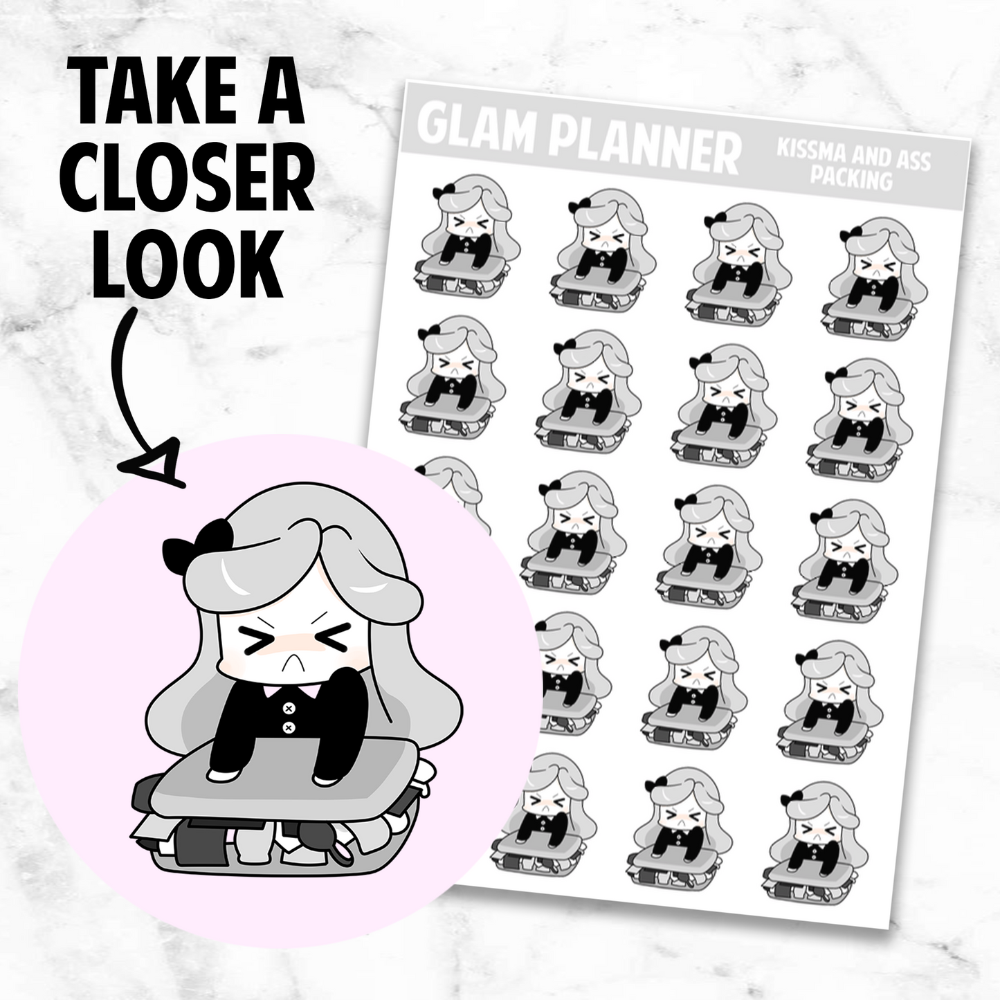 Kissma and Ass: Packing