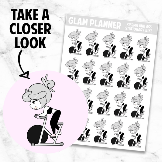 Kissma and Ass: Stationary Bike