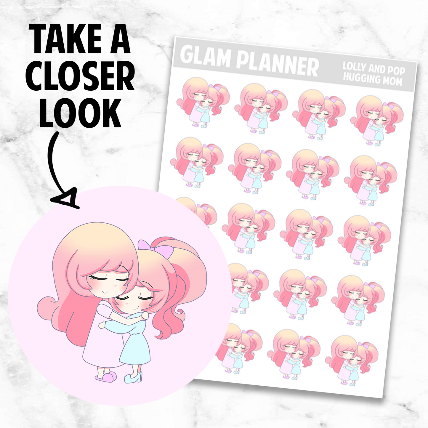 Lolly and Pop: Hugging Mom