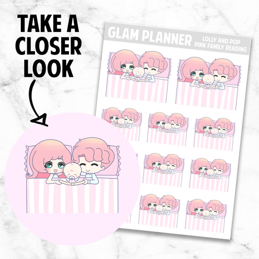 Lolly and Pop: Pink Family Reading