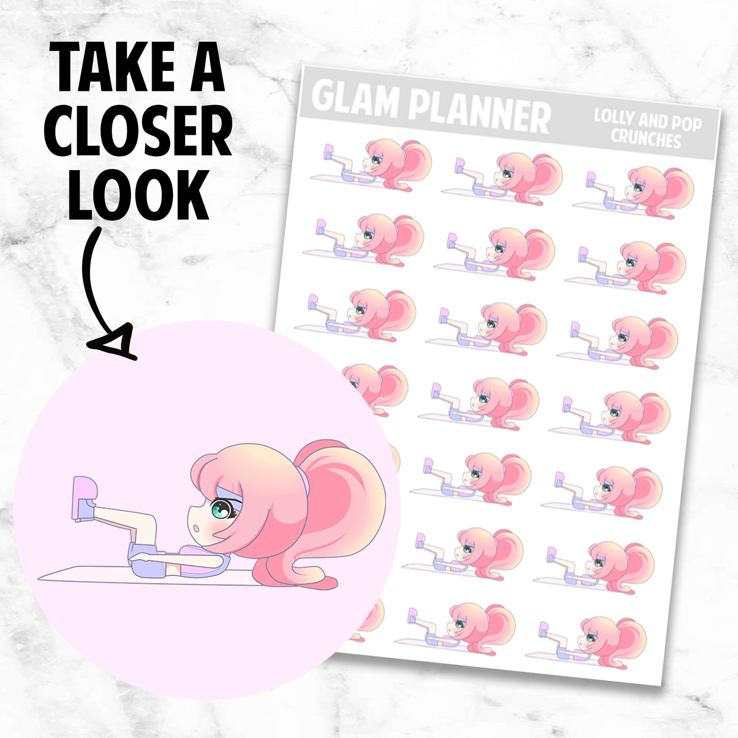 Lolly and Pop: Crunches