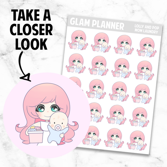 Lolly and Pop: Mom Laundry