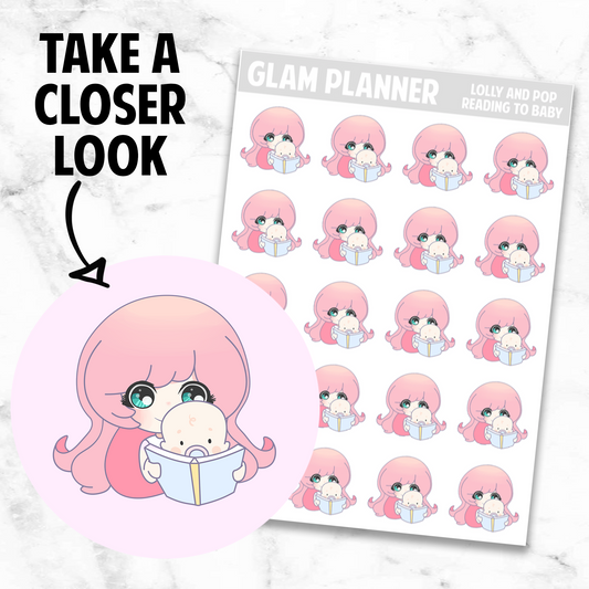 Lolly and Pop: Reading to Baby