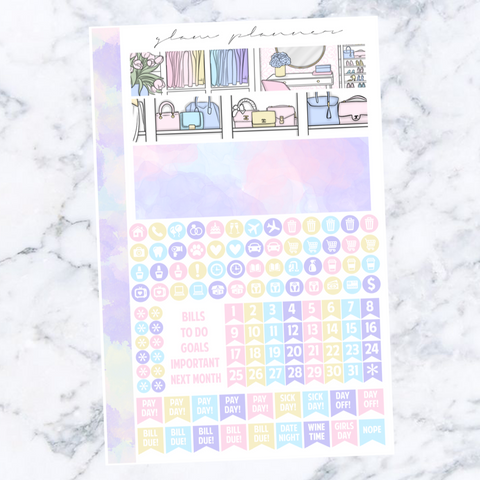 March 2021 FOIL A5 Monthly Spread