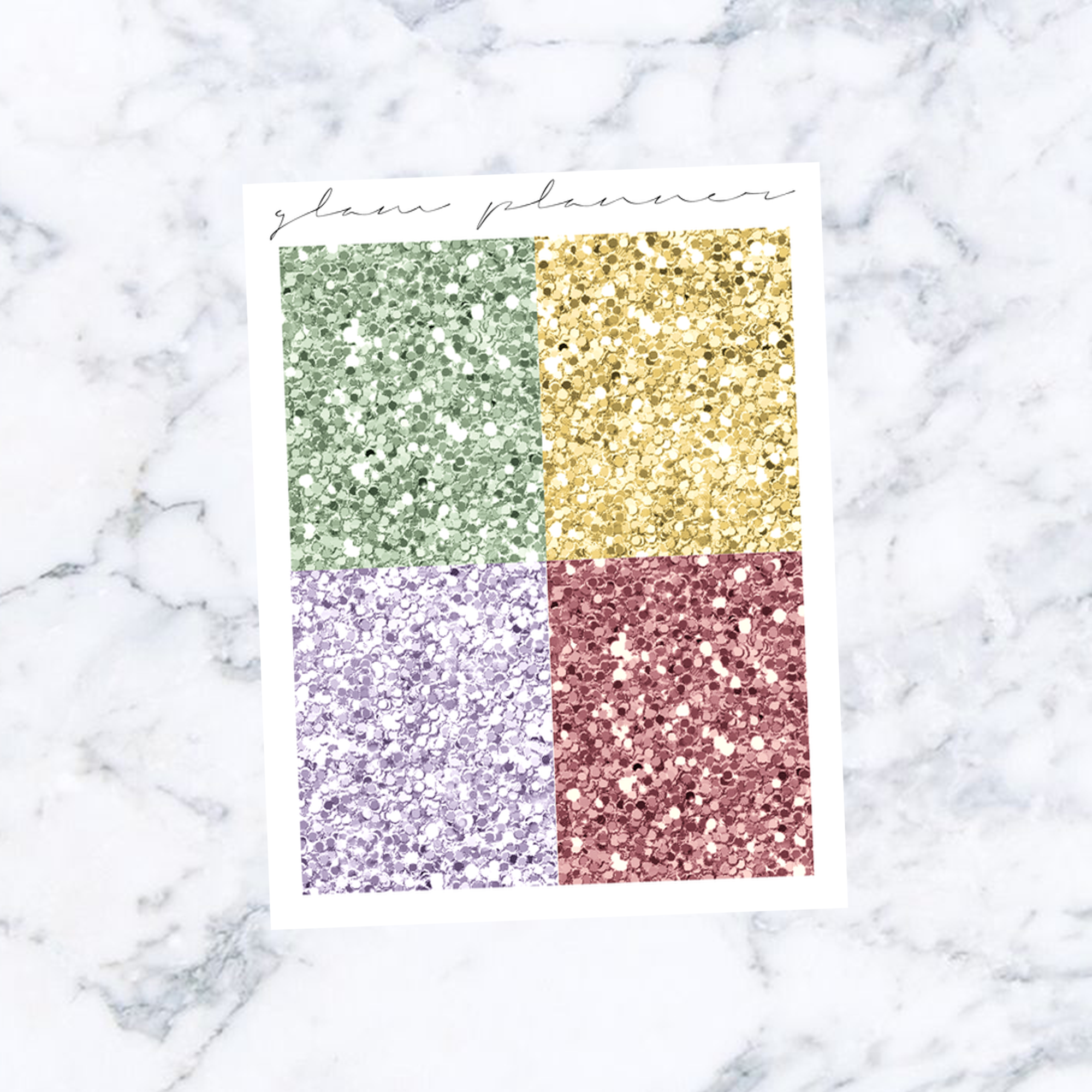 New Orleans Glitter Headers