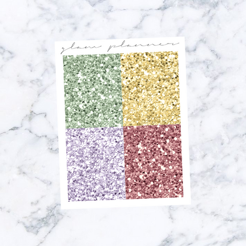 New Orleans Glitter Headers
