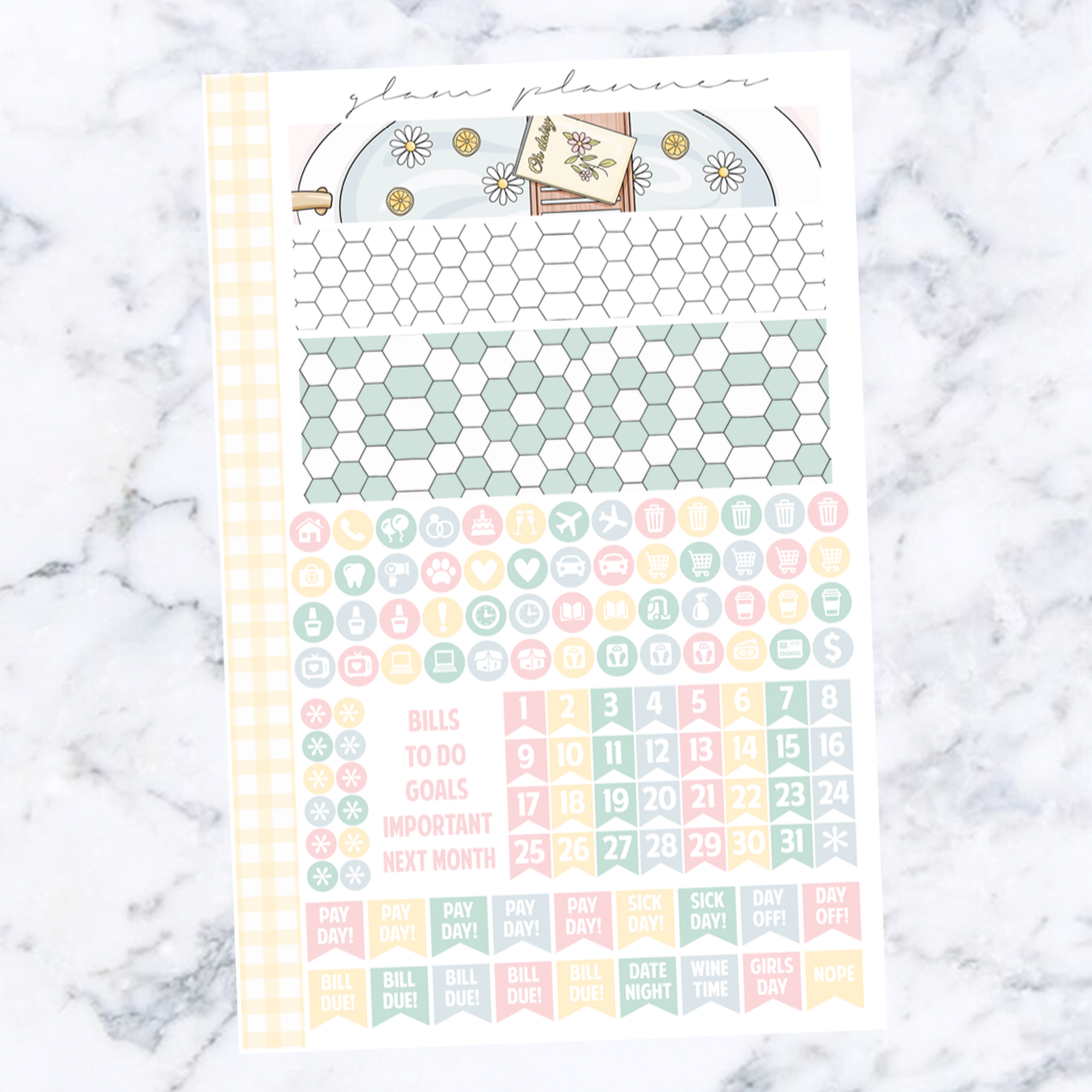May 2021 FOIL A5 Monthly Spread