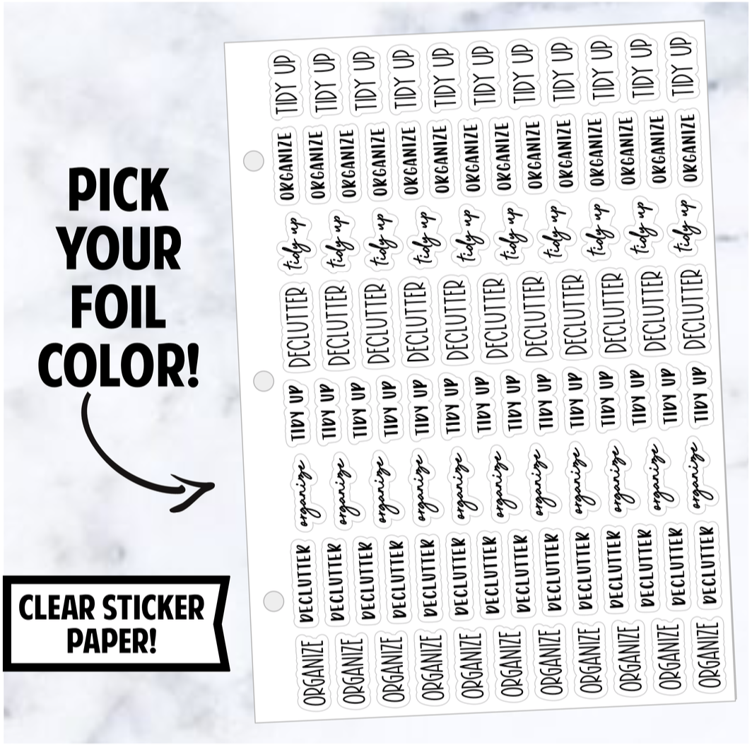 Foil Binder: Organize Script Sampler Bundle