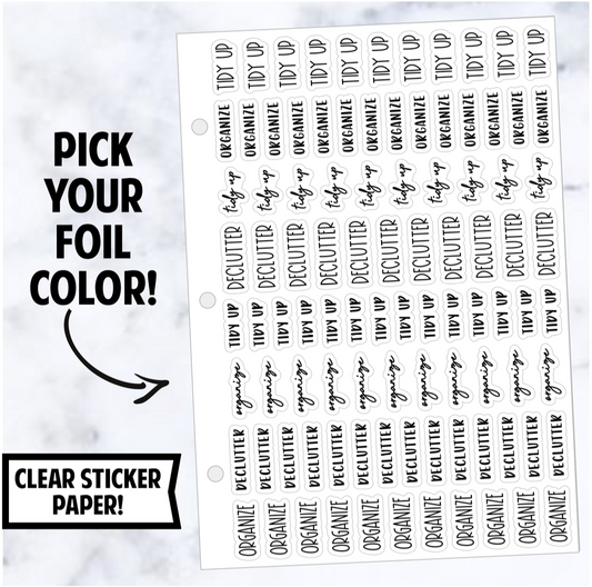 Foil Binder: Organize Script Sampler Bundle