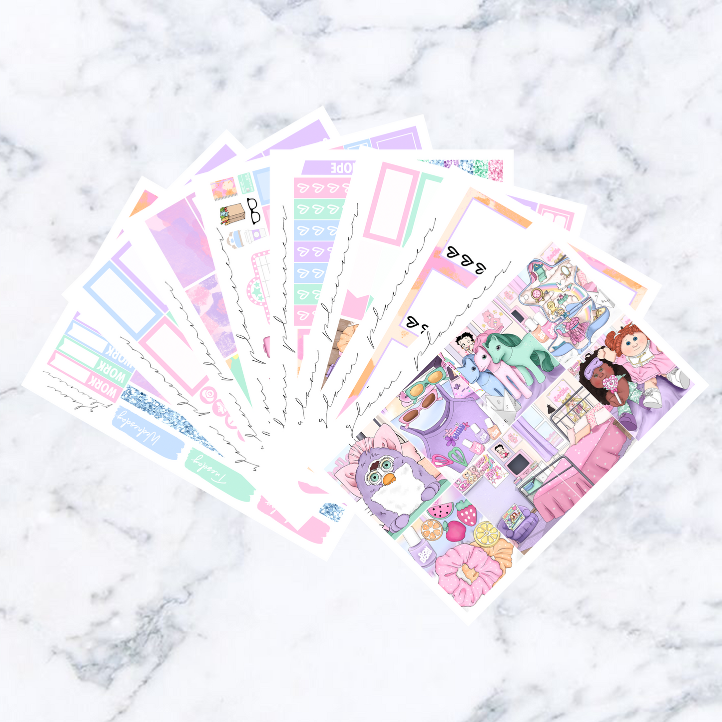 Pastel 90's - January 2022 Mystery Luxe Kit WITH FOIL