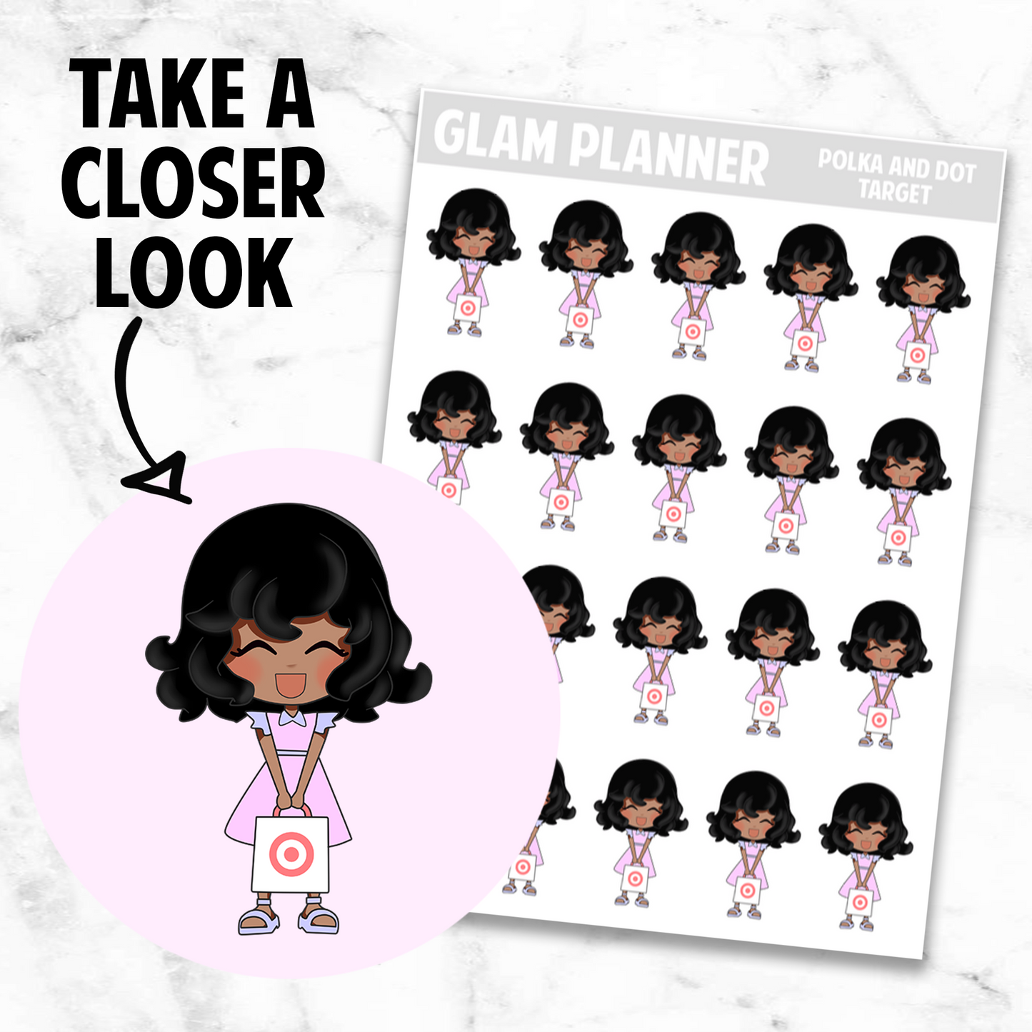 Polka and Dot: Target (Classic Bag)