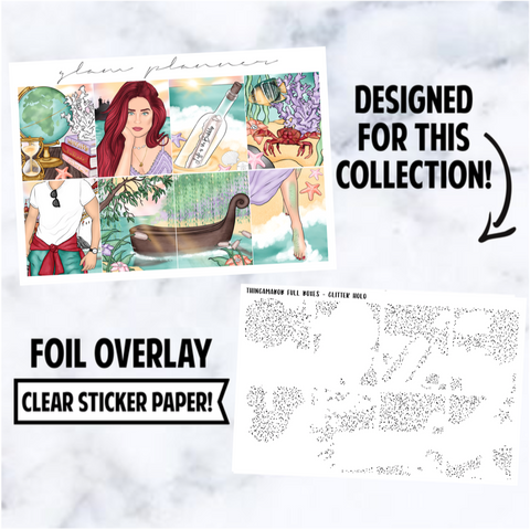 Thingamabob: Full Boxes Foiled Overlay, Glitter Holo