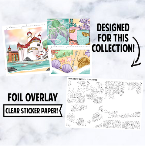 Thingamabob: Extras Foiled Overlay, Glitter Holo