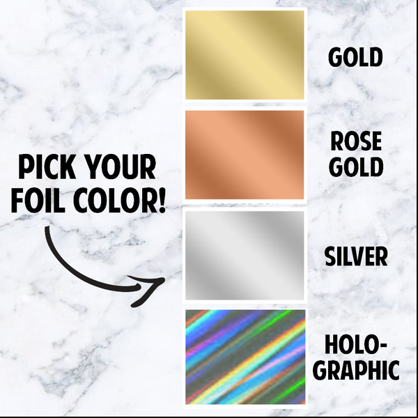 Foil Binder: Glitter Half and Third Boxes