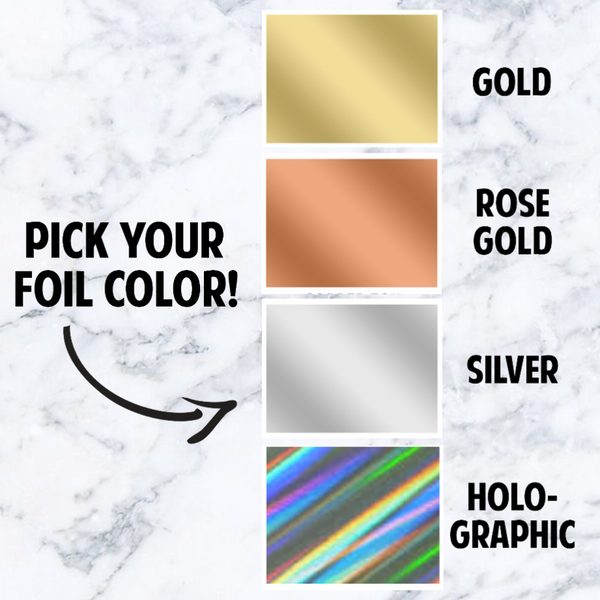 Foil Binder: Glitter Half and Third Boxes