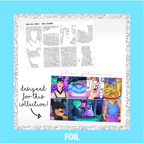 Yzma Foiled Overlays - Holo Sequins