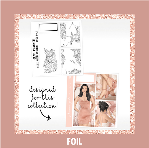 Let's Party Foiled Overlay Fashion