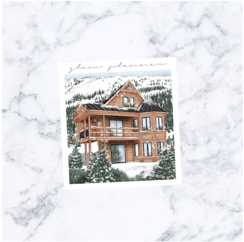 Snow Cabin - December 2020 Mystery Luxe Kit WITH FOIL