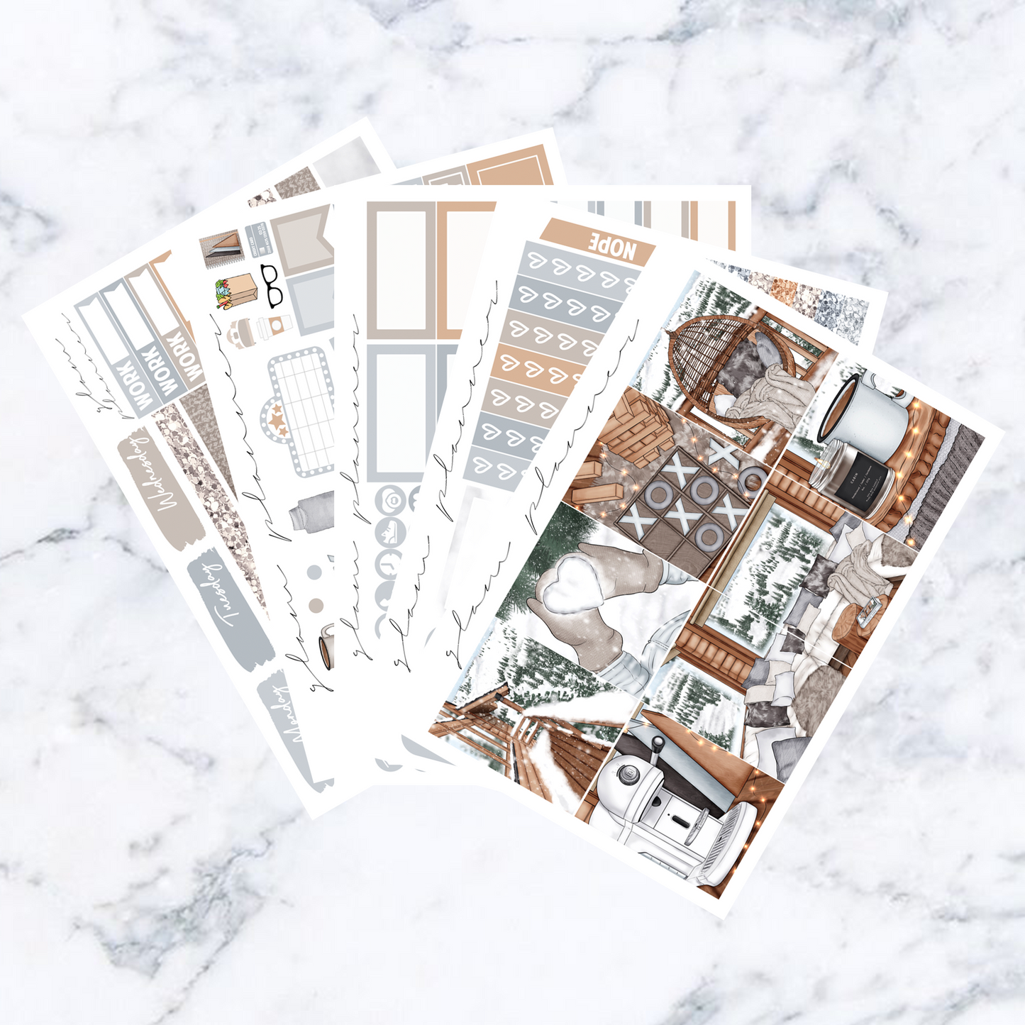 Snow Cabin - December 2020 Mystery Mini Kit