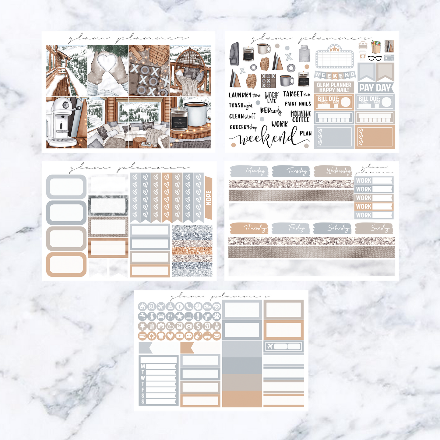 Snow Cabin - December 2020 Mystery Mini Kit