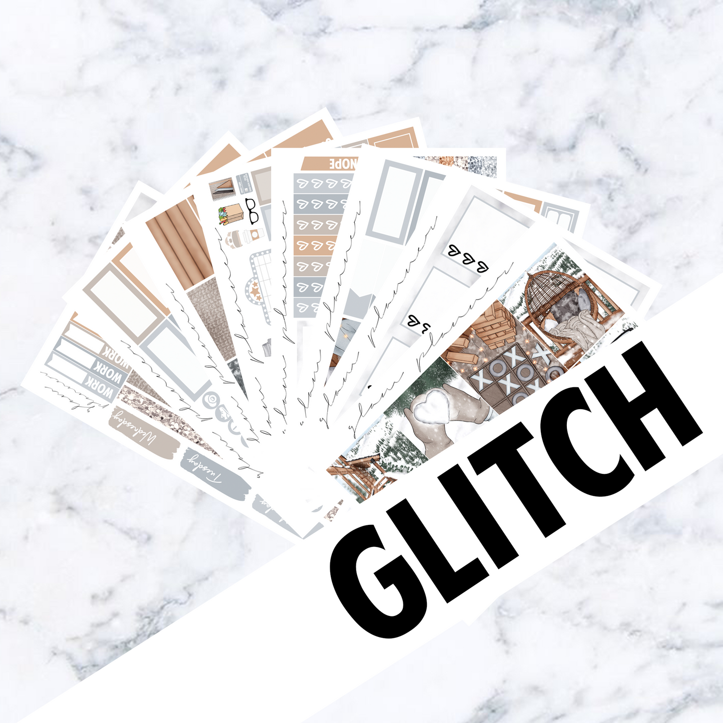 GLITCH Snow Cabin - December 2020 Mystery Luxe (With Foil)