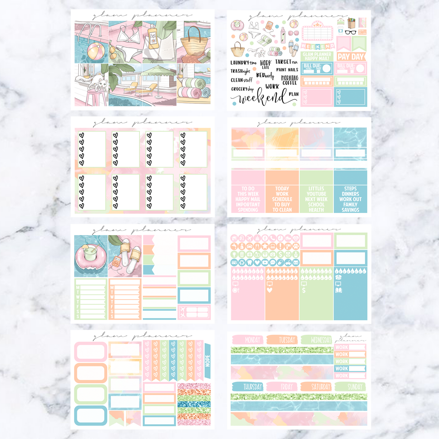 GLITCH Pool Day - Summer Mystery 2021 Luxe (With Foil)