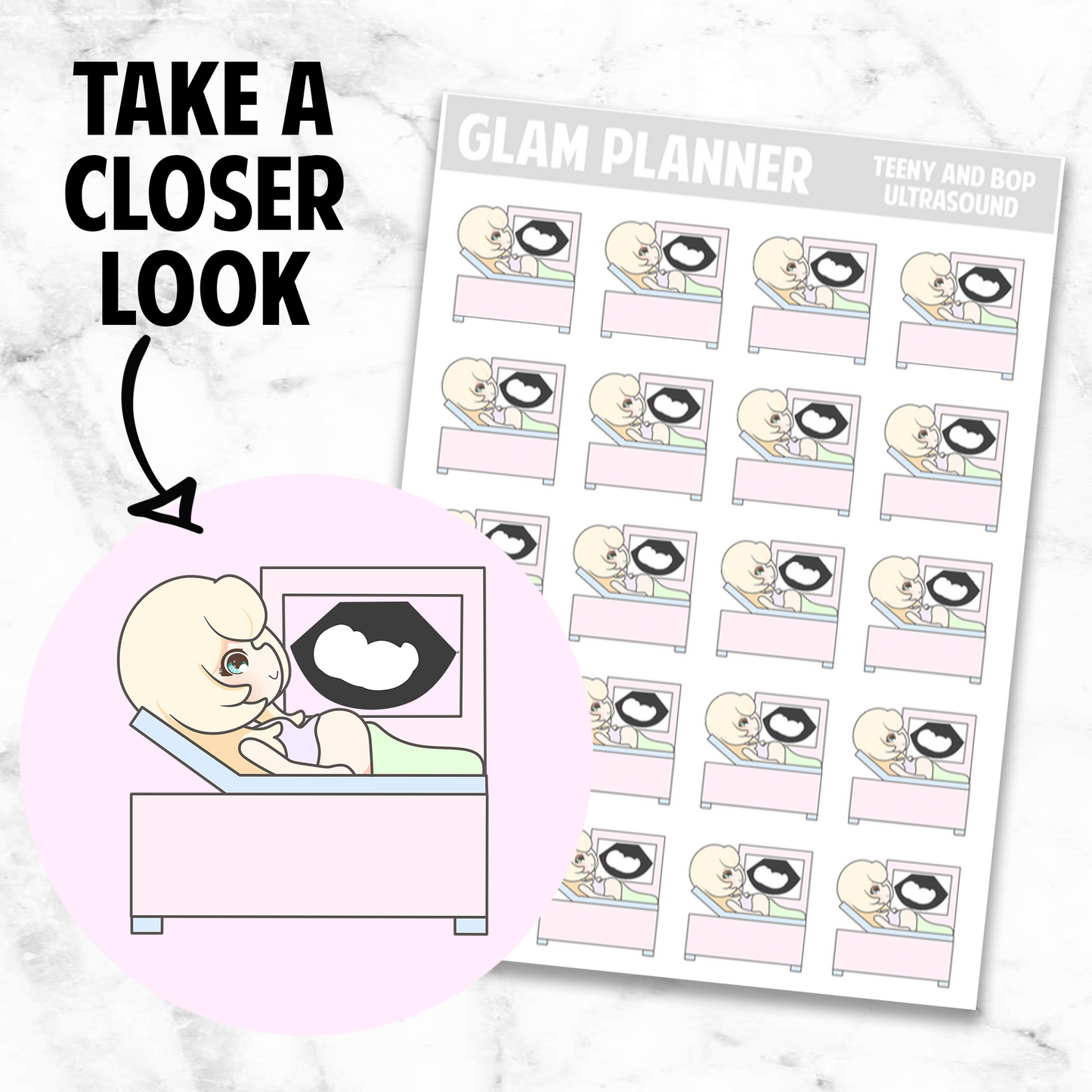 Teeny and Bop: Ultrasound