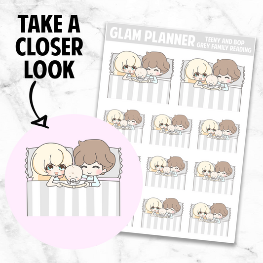 Teeny and Bop: Grey Family Reading