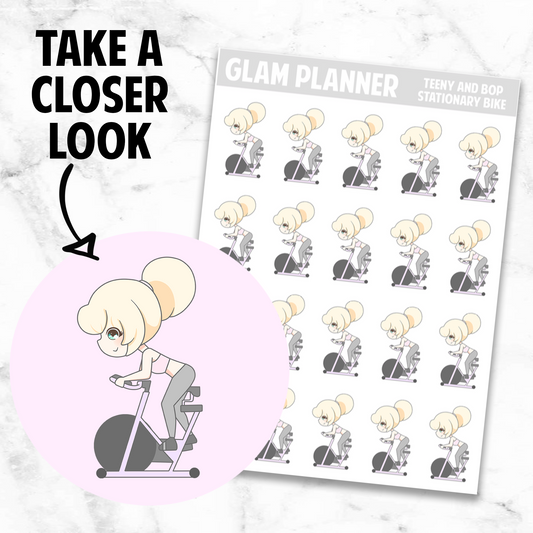 Teeny and Bop: Stationary Bike