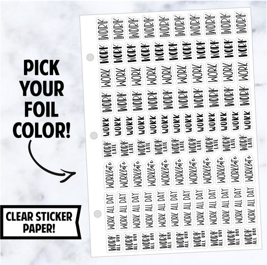 Foil Binder: Work Script Sampler Bundle